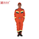 全合众 Z24款抢险救援服RJF-F1H夏款全套应急救灾演练阻燃隔热防护服山区灭火森林消防战斗服可印字XL码
