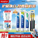 云南白药牙膏口腔护理经典套装 护龈亮白祛渍 清新口气3支装535g+牙刷2支