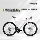 RSRDDY碳纤维公路车70超轻全碳24速压碟煞 熊猫色-MUTECH轮组 450 x 24速