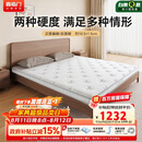 喜临门白骑士slim双睡床垫 4CM舒脊黄麻2CM泰国乳胶席梦思1.5x2米偏硬