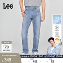 Lee【726直筒凉凉裤-薄荷蓝】Lee男款夏季牛仔裤浅蓝色薄款宽松裤子 浅蓝色 32