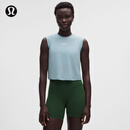 lululemon丨Jersey 女士训练平纹针织运动背心 *文字徽标 LW1GD5S 海沫蓝 M /8