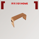 Calligaris【进口现货】SHAPE干邑棕真皮带侧袋家居装饰长凳107*37.5*40.5cm