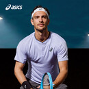 asics亚瑟士网球服男26美网球员同款运动快干短袖T恤 2041A418-500 2XL