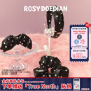 ROSYDOEDIAN 撇起系列波点发饰可爱黑白波点发箍发夹发圈发卡皮筋夹子头饰 波点发箍
