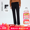 朗姿霍尔多巴吉白鹅绒复古微喇羽绒裤气质时尚通勤冬季新款 黑色 L