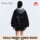 MATIN KIM时尚百搭标志涂层夹克女款MK2600JP002V 黑色 均码