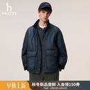 HAZZYS【纯棉】哈吉斯男装 2026新款冬季男士外套PHIZ系列保暖棉服男 藏青色NV 3XL （190/108A 54）