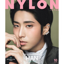预售 正版包邮 NYLON JAPAN 2026年10月 封面 HAN 韩知城 （Stray Kids） 单人正反双封面 进口明星杂志