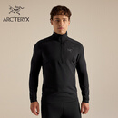 ARC'TERYX始祖鸟 RHO LT ZIP NECK 男子 内层长袖上装 Black/黑色 L