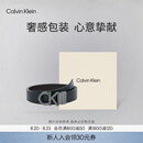 Calvin KleinJeans男士商务绅士风休闲双面用ck字母金属扣腰带皮带节日礼物