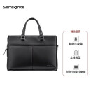 Samsonite/新秀丽公文包男士大容量商务手提包头笔记本电脑包 NP8 黑色