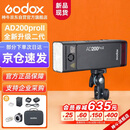 神牛AD200proII二代闪光灯外拍补光灯高速同步频闪便携摄影补光灯户外摄影灯【官方标配】