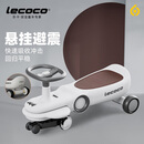 乐卡（Lecoco）扭扭车1-3岁防侧翻摇摇车亲子避震费格声光F1Max