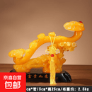 玉如意摆件客厅装饰品家居电视柜现代摆件玄关桌上工艺品摆设 大号【富贵如意】蜜蜡