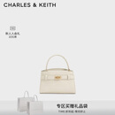CHARLES&KEITH鳄鱼纹手提包斜挎婚包包女包生日七夕礼物送女友CK2-50270880-1