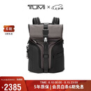 途明（TUMI）ALPHA BRAVO男士双肩包翻盖大容量双肩背包炭黑色 男友老公礼物