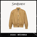 YSL圣罗兰 女士绒面革夹克烟草色【新品】 烟草色 36