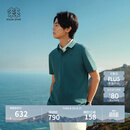 KOLON SPORT/可隆户外吸湿速干T恤 男士抗菌珠地POLO衫 LHPT6MTT25-IN 青墨色 XL 180/100A