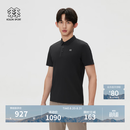 KOLON SPORT/可隆户外休闲衣 男子接触凉感遮热UPF50+ CARVICO短袖 LHPT6MN083-BK 黑色 XL 180/100A