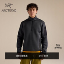 ARC'TERYX始祖鸟 COVERT 1/2 ZIP 男子 抓绒衫 Black Heather/黑灰色 M