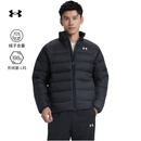 安德玛（Under Armour）UACore男子轻质运动休闲短款鸭绒羽绒服6010876 黑色001 L