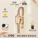 丹尼尔惠灵顿（DanielWellington）【马思纯同款】DW女士手表复古小方糖钢表带七夕礼物送女友DW651