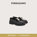 菲拉格慕（Ferragamo）女士Vara蝴蝶结粗跟乐福鞋 0777353_1D _ 65 礼物送女友