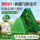 SKT侧柏叶草本洗发皂新疆乌斯曼草防断发去屑控油滋养护发手工香皂 【侧柏叶+乌斯曼草】洗发皂*1盒(赠网)