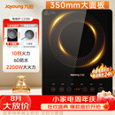 九阳（Joyoung）电磁炉2200W大功率家用触控按键耐用面板十档火力纤薄定时电陶炉电磁灶火锅炉C21S-C2130