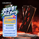 七彩虹（Colorful）32G(16Gx2)DDR5 6000 台式机内存条 马甲条 战斧系列·陨铁黑 C38 支持工作站部署