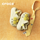 卡骆驰（CROCS）经典泡芙叠影玫瑰洞洞鞋户外厚底花园鞋沙滩鞋女鞋凉鞋|214028 极白色-2MD 36 /37(220mm)