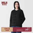 MUJI 女式木棉混盘扣棉服夹克外套女款女装棉衣新中式26年 BD12HA6S 黑色 M (160/84A)