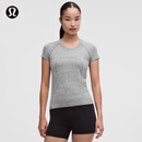 lululemon丨Swiftly™ Tech 女士运动短袖 T 恤 2.0 *Race LW3FQHS 石板灰/白 S /6
