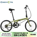 大行（DAHON）经典D6折叠自行车20英寸6速成人休闲单车 KBC061 青草绿 20英寸