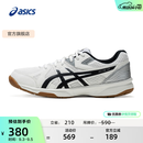 亚瑟士ASICS羽毛球鞋男女同款舒适稳定耐磨透气抓地运动鞋 RIVRE CF 白色/黑色 42.5