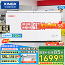 星星（XINGX）500L商用冰柜微霜冷柜 大容量冰箱冷藏冷冻保鲜节能顶开柜 减霜单箱卧式冷柜 BD/BC-500R 以旧换新