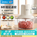 美的（Midea）绞肉机家用绞馅机 碎肉机电动多功能一体料理搅拌机绞肉绞菜馅辅食机打蒜器JC001