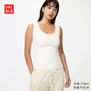 优衣库亨利领背心女装背心487120 00 白色 M