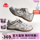 卡帕（Kappa）女鞋流光德训鞋子女2026新薄款夏季透气休闲运动鞋小白鞋女银色38