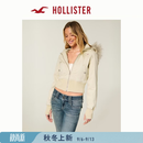 HOLLISTER小海鸥图案美式可拆卸毛领棉服外套26秋冬344-6032 米白色 M (165/88A)