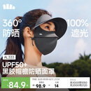 蕉下（beneunder）脸基尼防晒口罩女防紫外线夏季冰丝骑行帽檐全脸防晒面罩AL333