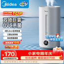 美的（Midea）【紫外线杀菌】加湿器净化空气卧室家用大容量孕妇婴幼桌面空调风扇清凉伴侣小型生日礼物S-UV98K