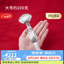 归银堂银如意足银999纯银茶宠做工精美如意摆件收藏高端送礼 200克+证书