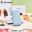 暇步士（Hush Puppies）女士钥匙包时尚简约收纳包菱格零钱包便携卡包送女友七夕礼物
