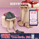 ROSYDOEDIAN圆圆的脑壳 毛毛帽防风保暖手套帽子组合套装女装新款潮流户外 红色