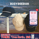 ROSYDOEDIAN圆圆的脑壳 抽绳鸭舌帽 韩版百搭软顶显脸小防晒遮阳帽子棒球帽 藏蓝 均码