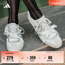 adidas「冰淇淋T头鞋」VS JOG 2.0薄底运动鞋男女阿迪达斯轻运动 亮白/金属银/浅灰   37