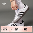 adidas「T头鞋」SAMBA OG经典复古板鞋德训鞋男女阿迪达斯三叶草   白/黑/浅灰   38