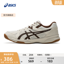 亚瑟士ASICS羽毛球鞋男女同款舒适稳定耐磨透气抓地运动鞋 RIVRE CF 米黄色/棕色 42